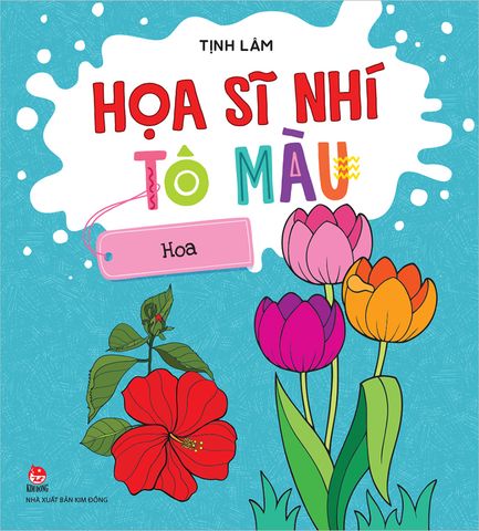 Họa sĩ nhí tô màu - Hoa