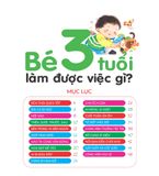 Hiểu từng tuổi con - Bé 3 tuổi làm được việc gì ?