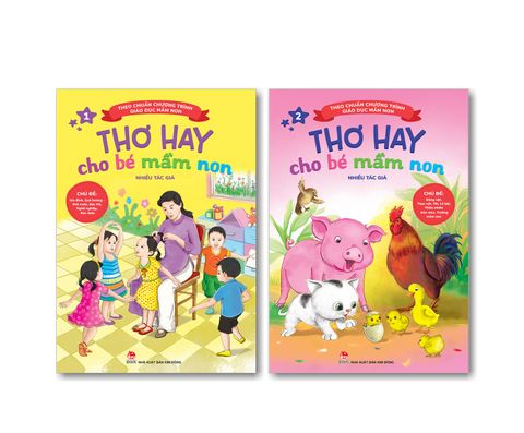 Combo Thơ hay cho bé mầm non (2 quyển)