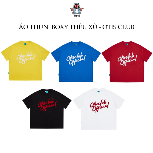 Áo thun boxy thêu xù local brand Otis club