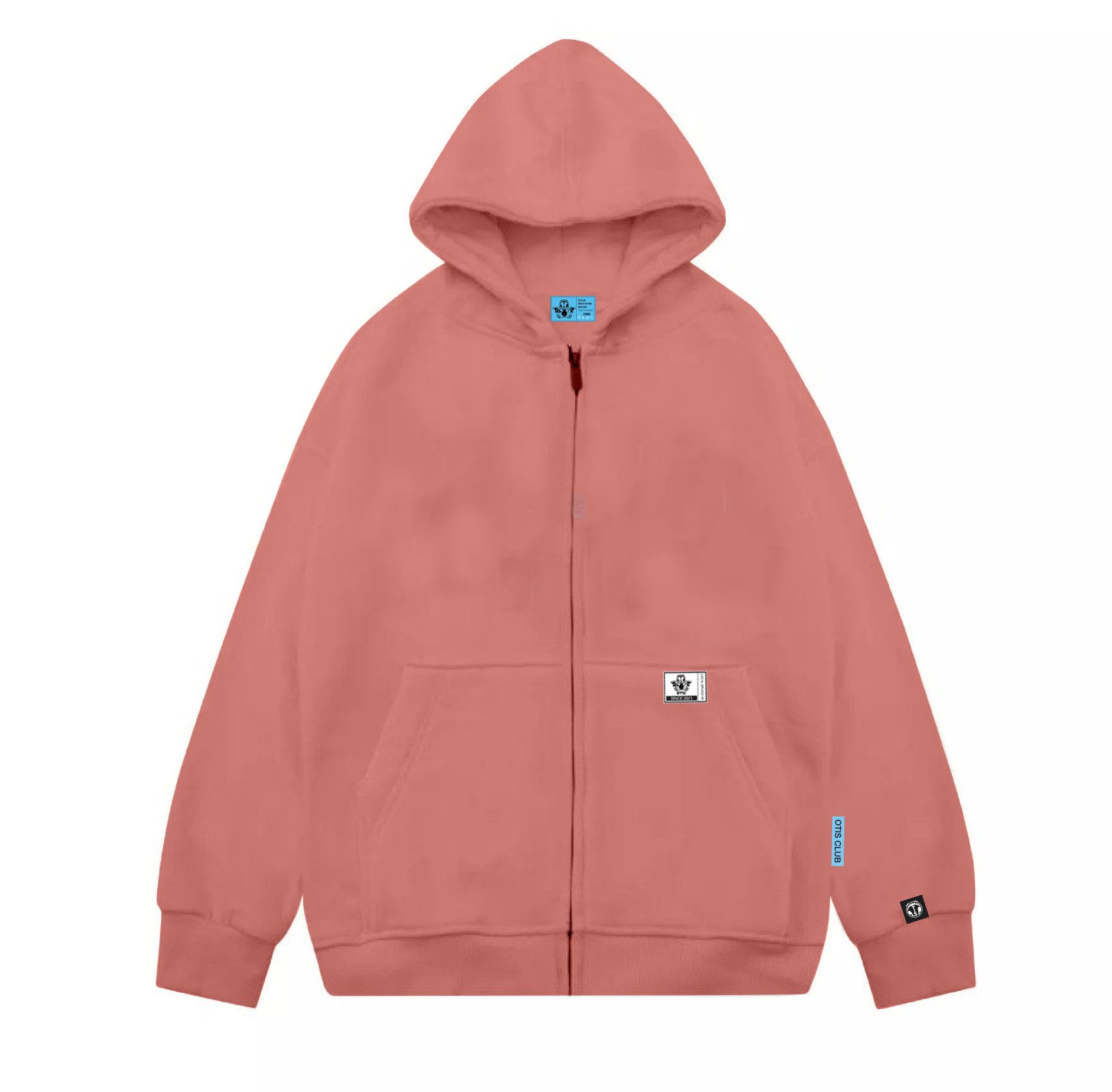 Áo khoác zip kéo unisex local brand Otis Club - Hoodie Zip Trơn