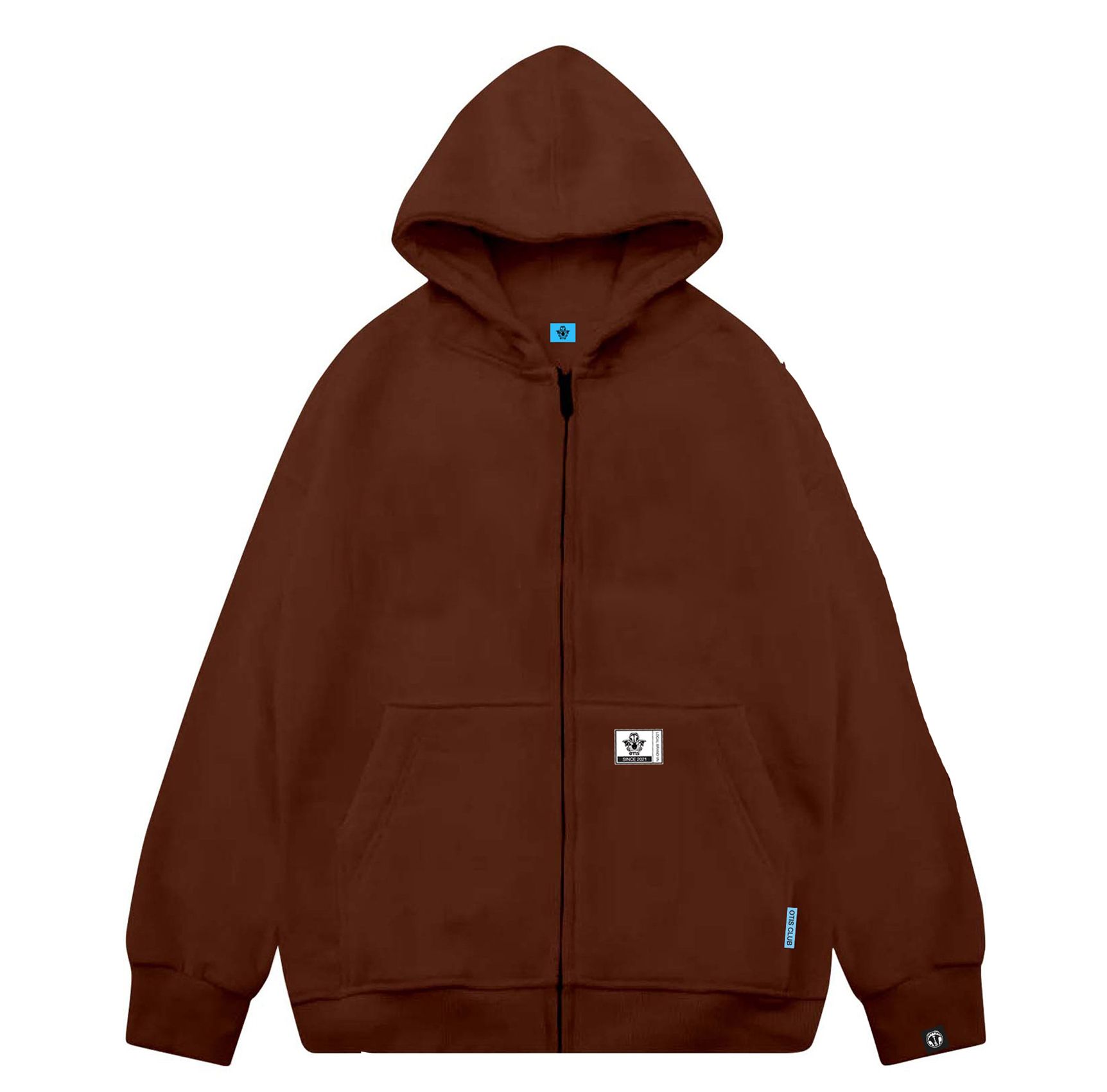 Áo khoác zip kéo unisex local brand Otis Club - Hoodie Zip Trơn