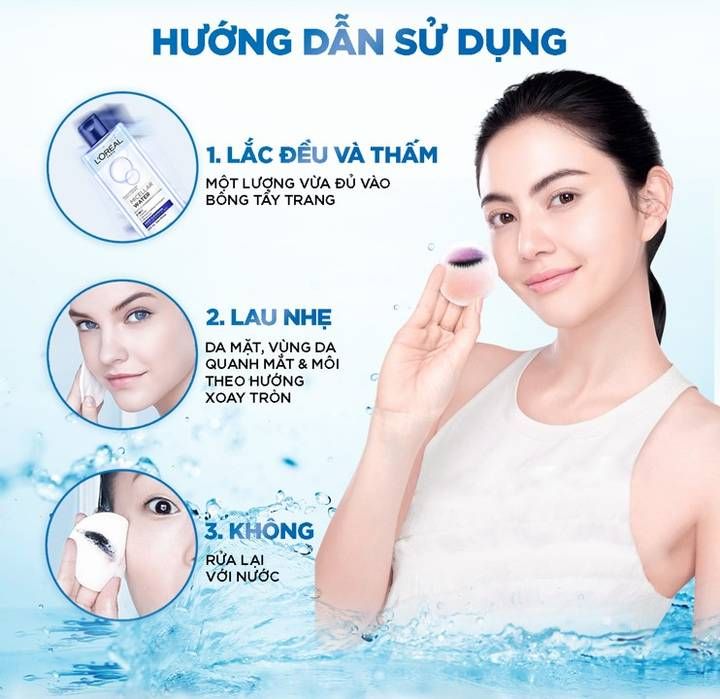 Nước Làm Sạch Và Tẩy Trang L'Oréal Paris 3-in-1 Micellar Water