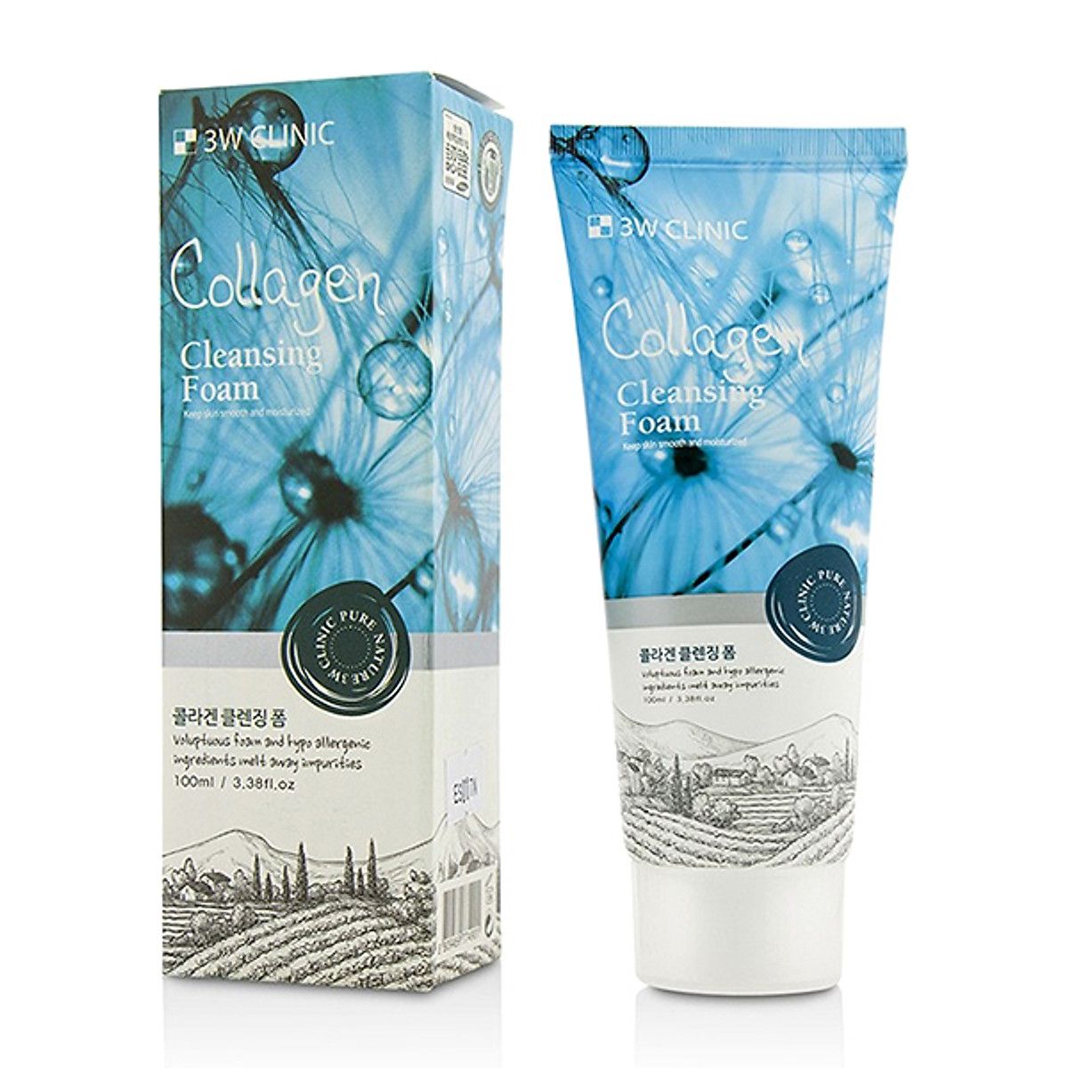 Sữa Rửa Mặt 3W Clinic Cleansing Foam 100ml