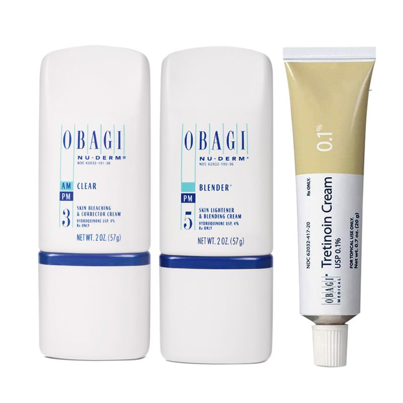 Bộ Sản Phẩm Hỗ Trợ Trị Nám, Tàn Nhang Obagi Nuderm Kết Hợp Obagi Tretinoin