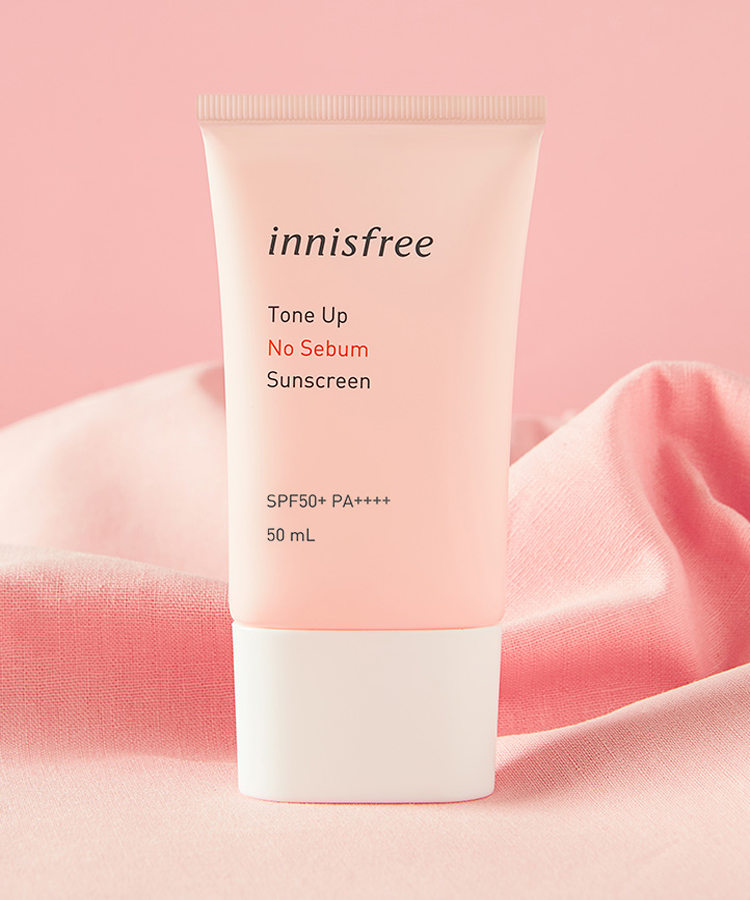 Kem Chống Nắng Nâng Tông Kiềm Dầu Innisfree Tone Up No Sebum Suncream SPF50 PA++++ 50ml