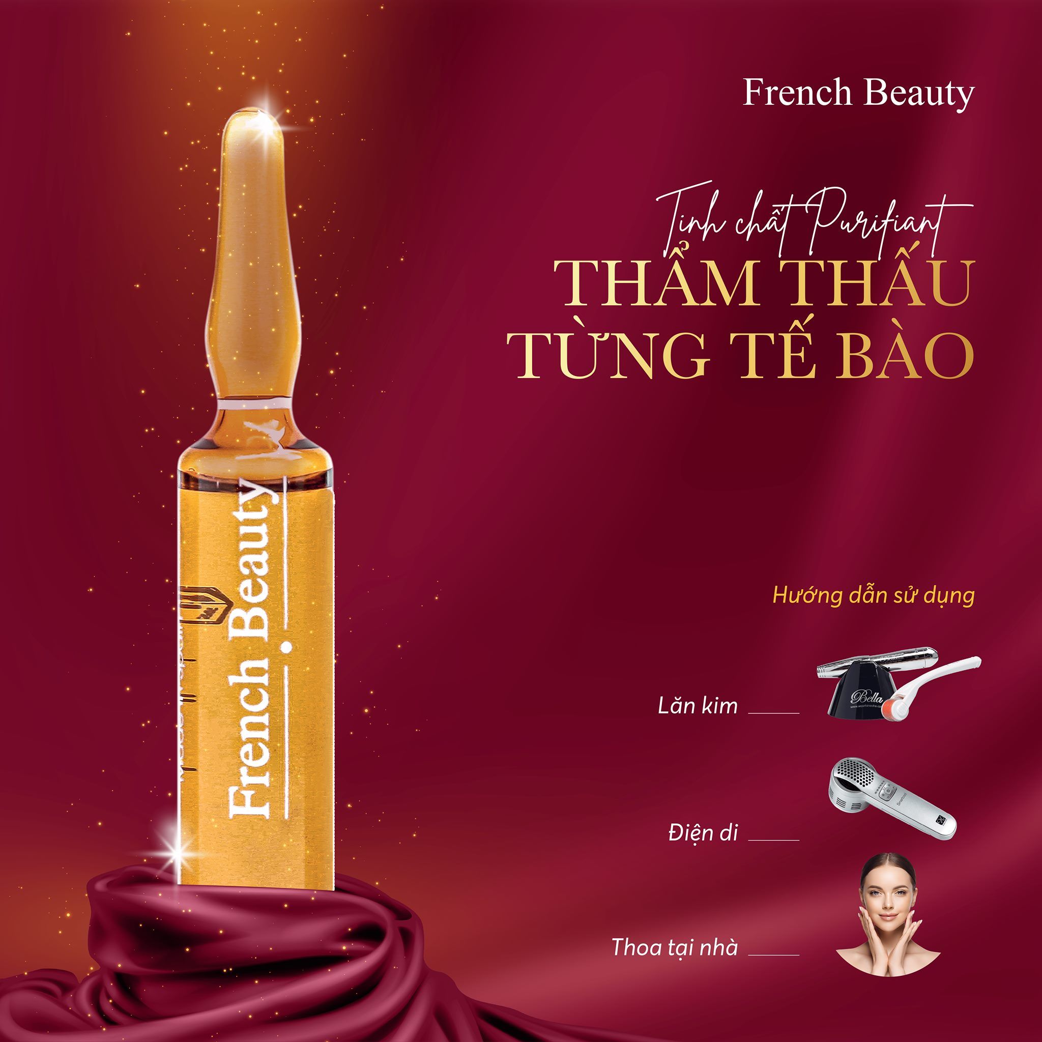 Tinh Chất Tế Bào Gốc Tái Tạo Và Làm Lành Sẹo Rỗ Lâu Năm - FB Complexe purifiant