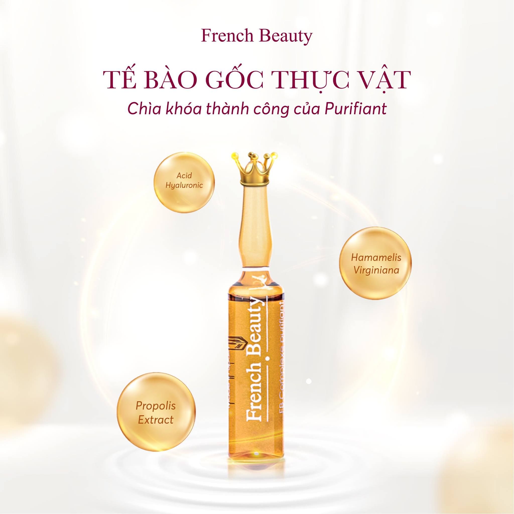 Tinh Chất Tế Bào Gốc Tái Tạo Và Làm Lành Sẹo Rỗ Lâu Năm - FB Complexe purifiant