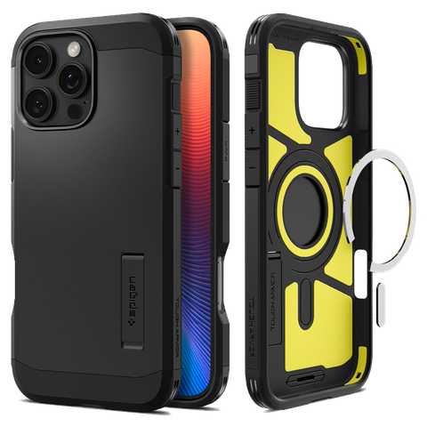 Ốp lưng Spigen iPhone 16 Pro Max Tough Armor MagFit Gunmetal