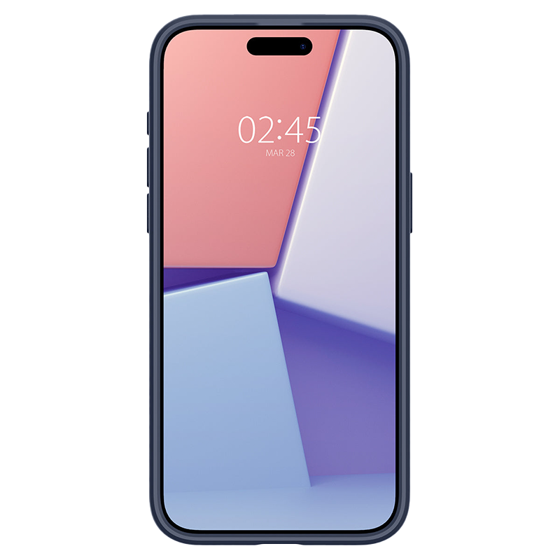 Ốp lưng Spigen 15 Pro Ultra Hybrid Crystal Viền màu Đen, Trong suốt