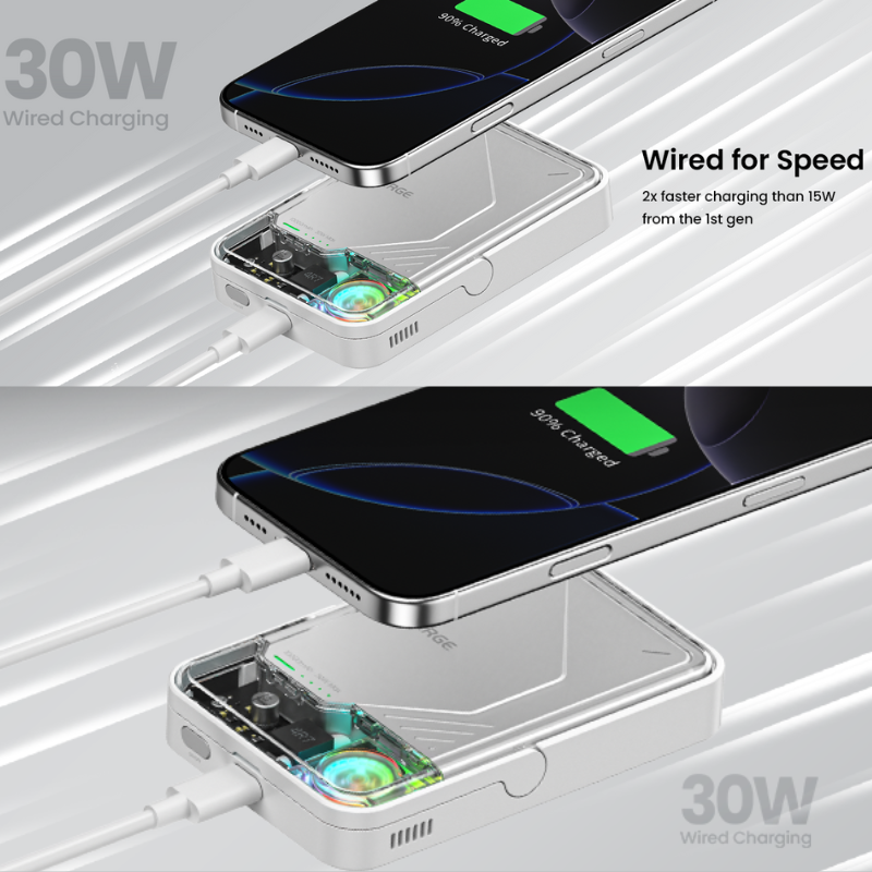 Pin sạc dự phòng Sharge ICEMAG 2 Qi2 30W