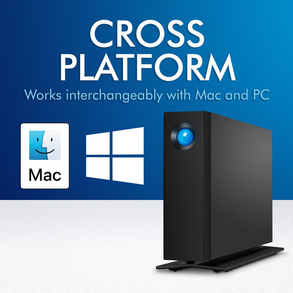 Ổ Cứng Để Bàn LaCie D2 Pro 10TB USB-C + SRS - STHA10000800