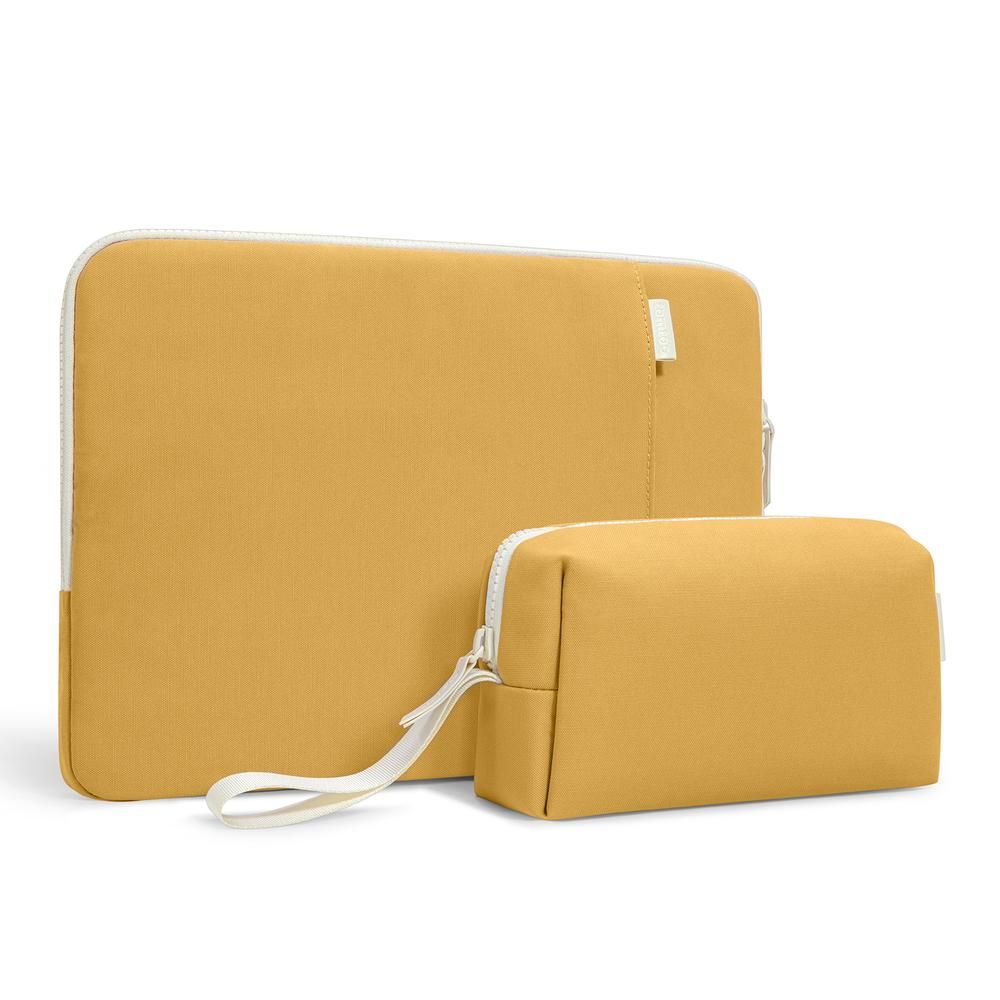 Túi Chống Sốc Tomtoc Organized Corner Armor + Pouch MacBook 13” - Yellow