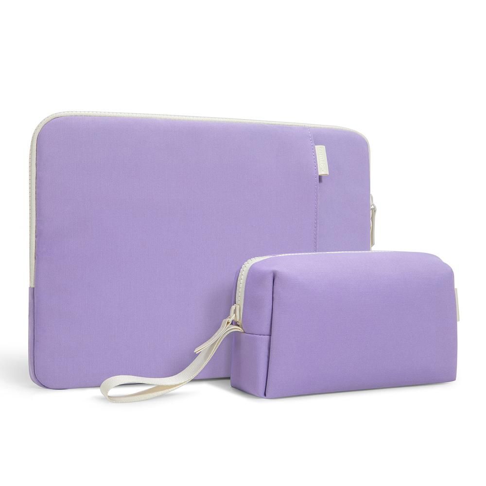 Túi Chống Sốc Tomtoc Organized Corner Armor + Pouch MacBook 13” - Violet