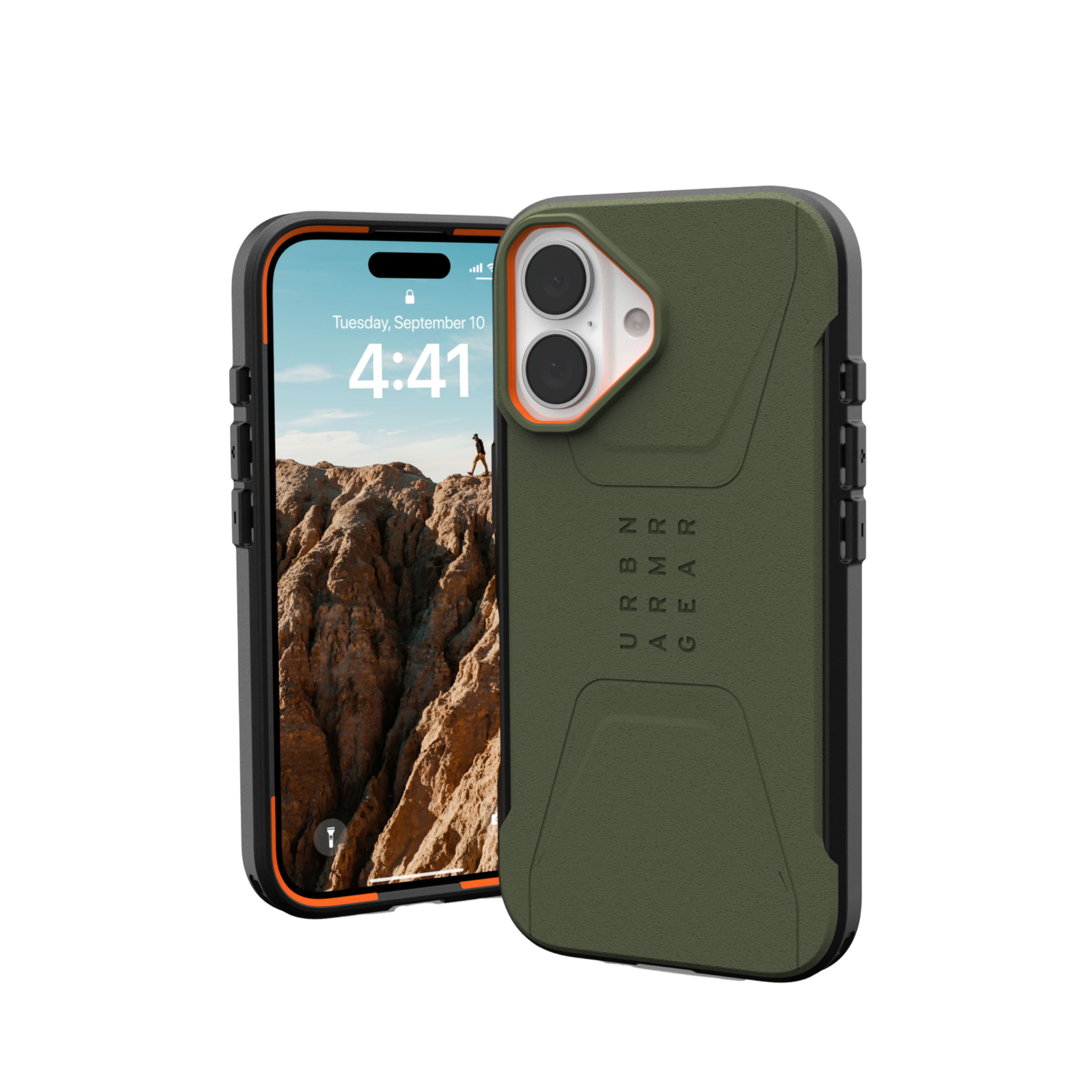 Ốp lưng iPhone 16 UAG Civilian Magsafe - Olive Drab