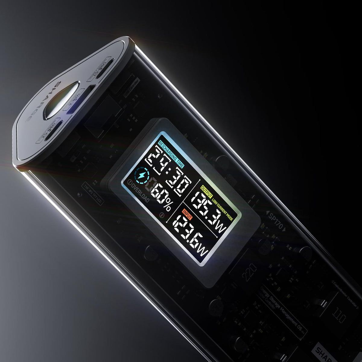 Pin sạc dự phòng Shargeek 170 24.000mAh 170W