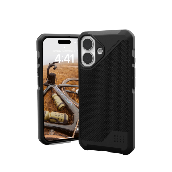Ốp lưng iPhone 16 UAG Metropolis LT Magsafe - Kevlar Black