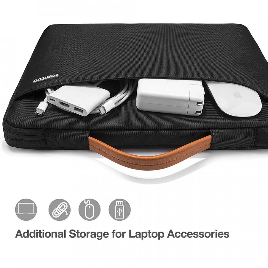  Túi Chống Sốc Tomtoc Spill Resistant MacBook/Laptop 16” - Black 