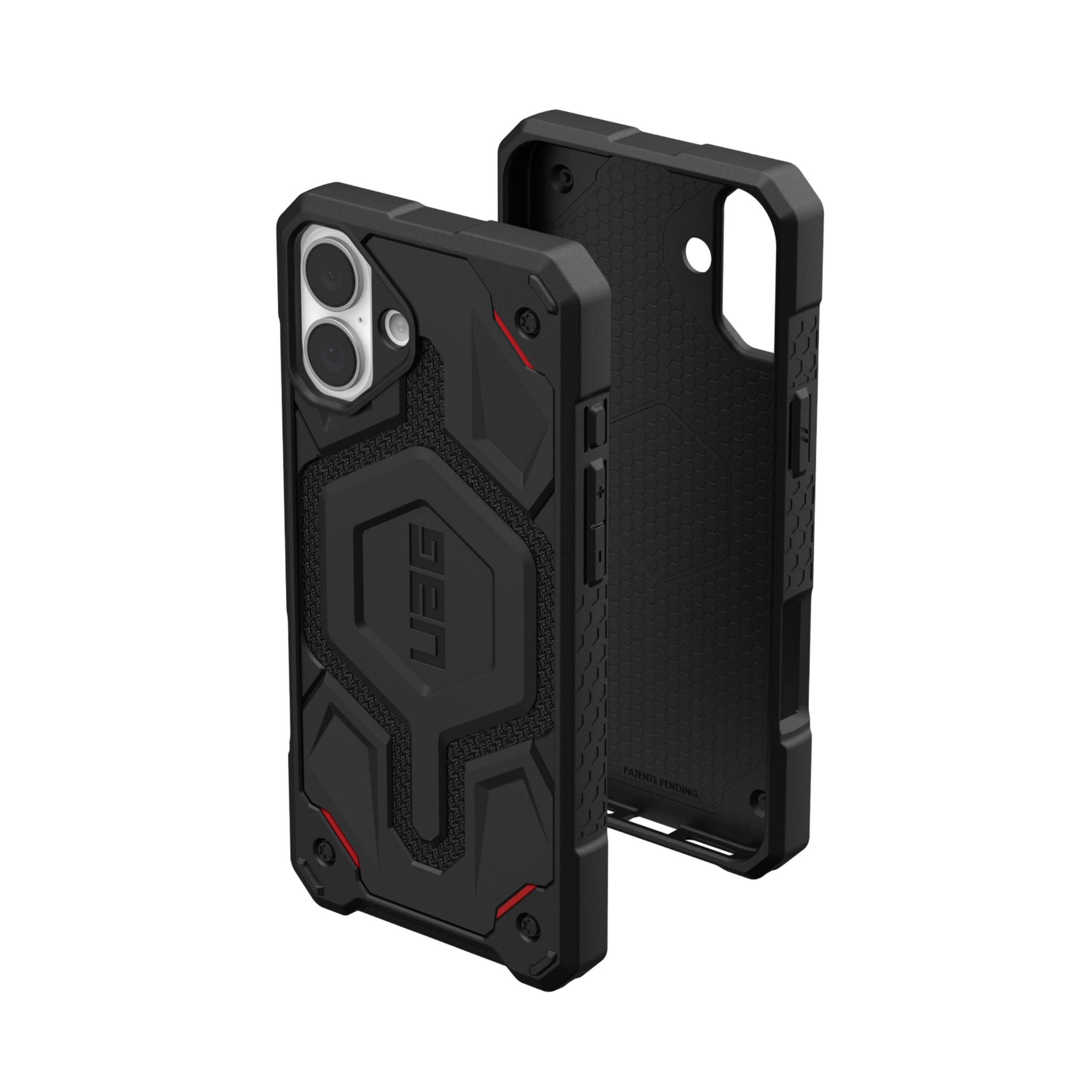 Ốp lưng iPhone 16 Plus UAG Monarch Pro - Kevlar Black