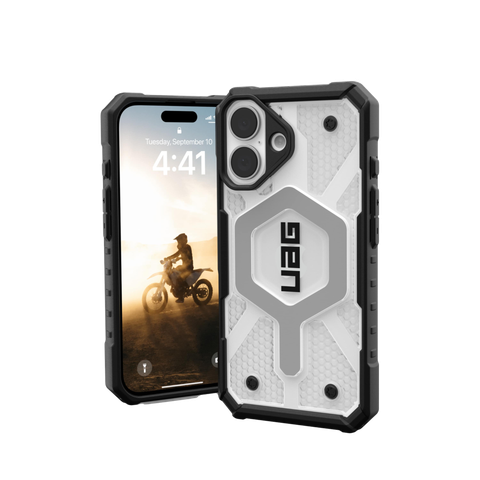 Ốp lưng iPhone 16 Plus UAG Pathfinder Clear Magsafe - Ash