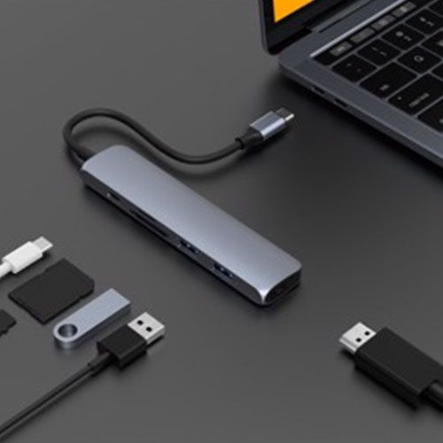 Cổng chuyển HyperDrive Bar 6-in-1 USB-C Hub (HD22E)