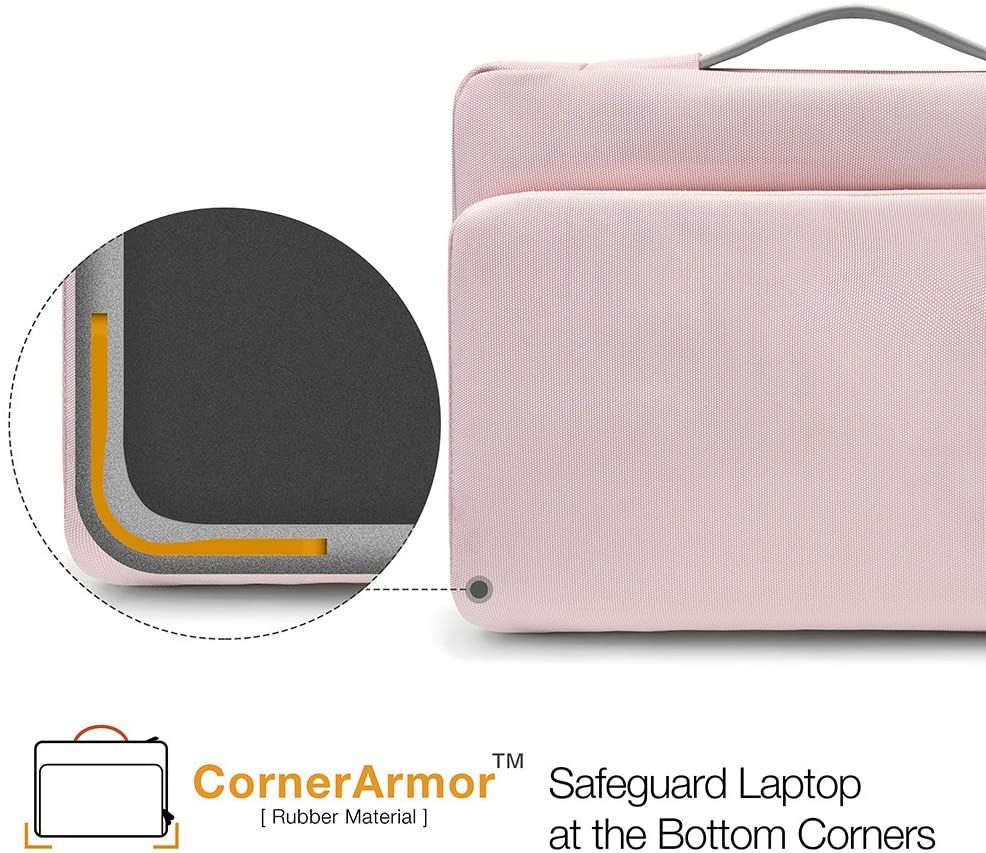 Túi Chống Sốc Tomtoc Briefcase MacBook/Laptop 14″ - Hồng