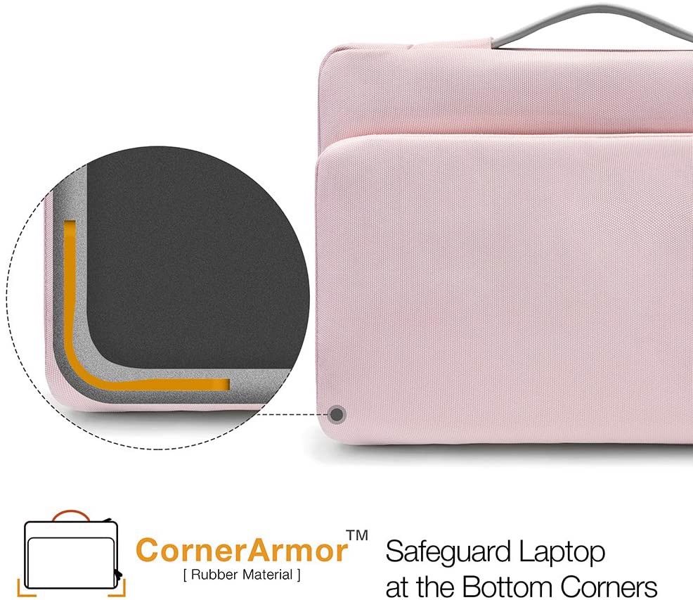  Túi Chống Sốc Tomtoc Briefcase MacBook/Laptop 13″ - Hồng 