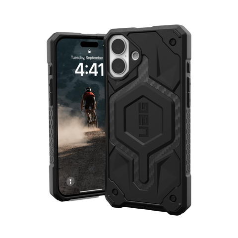 Ốp lưng iPhone 16 Plus UAG Monarch Pro - Kevlar Black