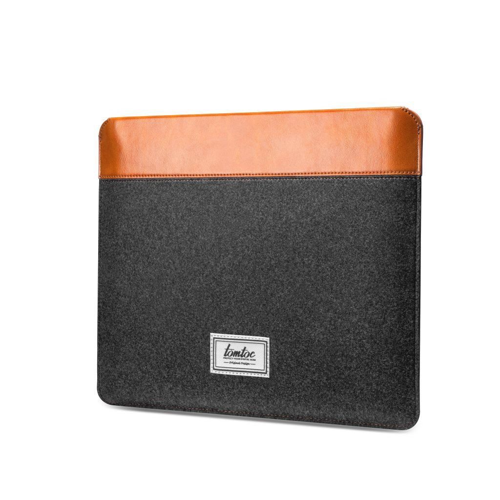  Túi Chống Sốc Tomtoc Felt & Pu Leather cho MacBook 13