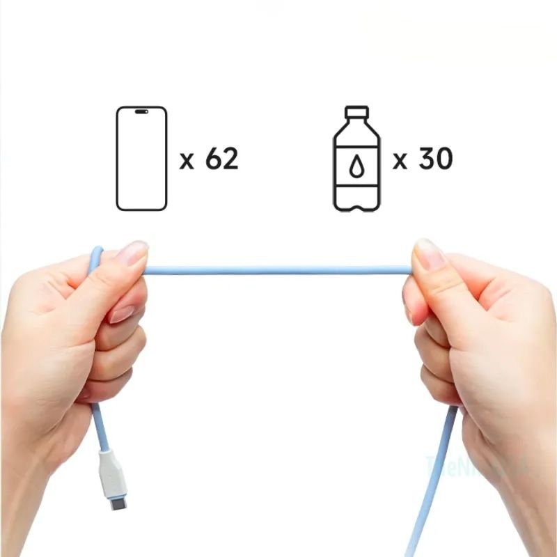 Cáp sạc Shargeek Silicon USB-C sang Lightning - Nhiều màu