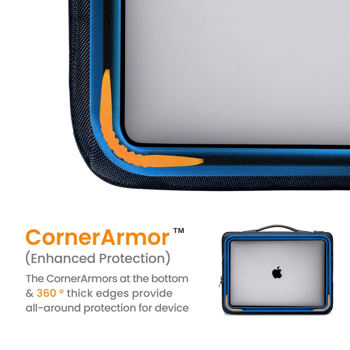Túi Chống Sốc Tomtoc Briefcase MacBook/Laptop 13″ - Dark Blue