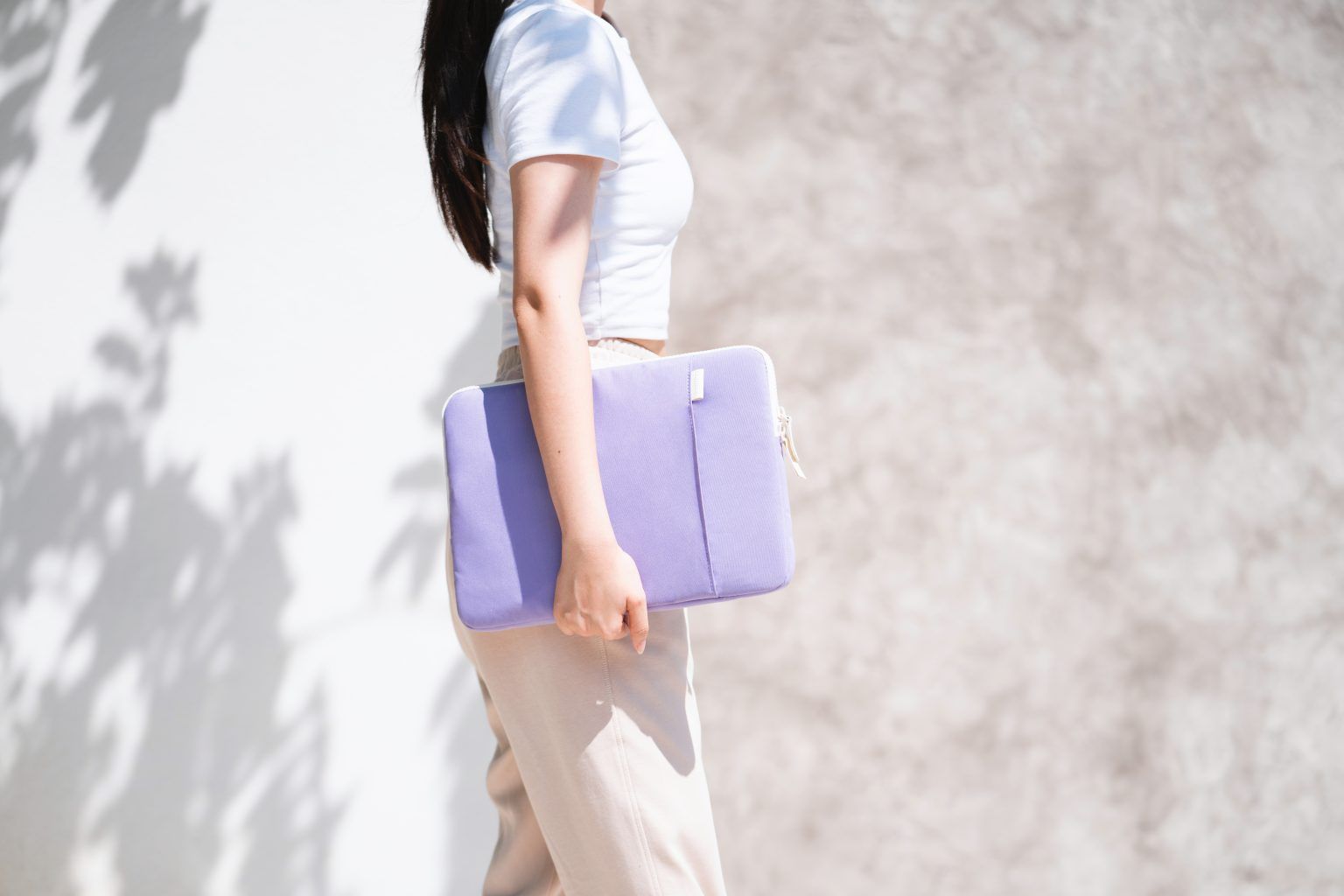Túi Chống Sốc Tomtoc Organized Corner Armor + Pouch MacBook 13” - Violet