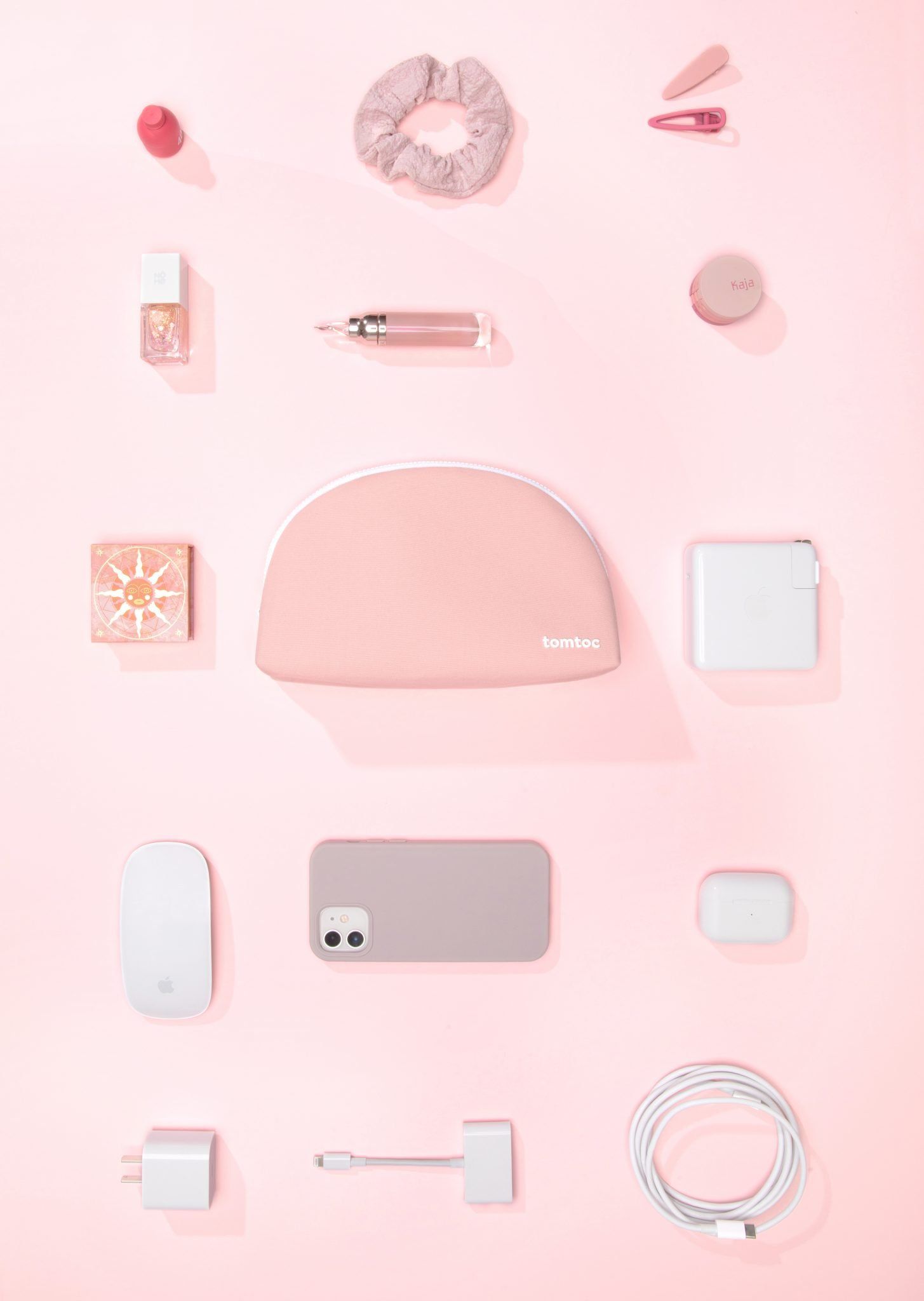 Túi Chống Sốc Tomtoc Shell Pouch MacBook/Laptop 13” - Pink