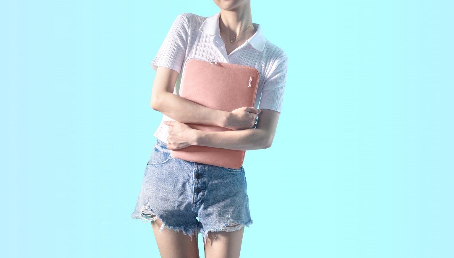 Túi Chống Sốc Tomtoc Shell Pouch MacBook/Laptop 13” - Pink