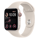  Apple Watch SE 2022 Cellular - Mặt nhôm - Dây cao su - 44mm - Hàng chính hãng 