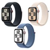  Apple Watch SE 2023 GPS + Cellular - Mặt nhôm - Dây Sport Loop - 44mm - Chính hãng 