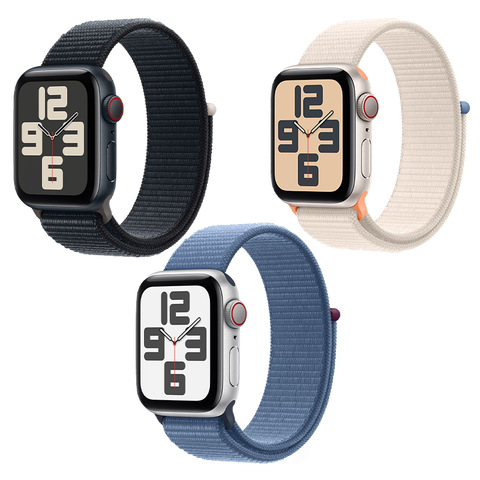Apple Watch SE 2023 GPS + Cellular - Mặt nhôm - Dây Sport Loop - 44mm - Chính hãng