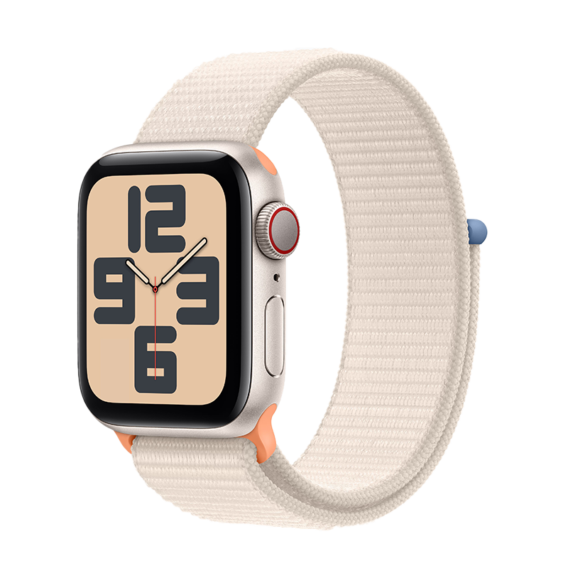 Apple Watch SE 2023 GPS + Cellular - Mặt nhôm - Dây Sport Loop - 44mm - Chính hãng