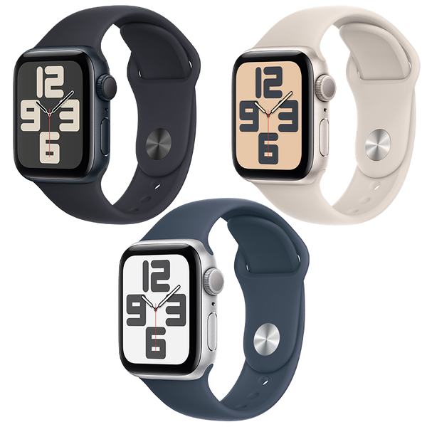 Apple Watch SE 2023 GPS - Mặt nhôm - Dây cao su - 40mm - Chính hãng