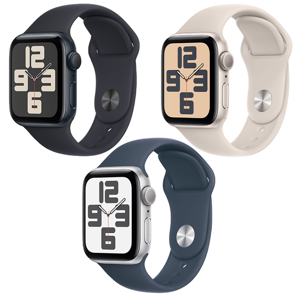 Apple Watch SE 2023 GPS - Mặt nhôm - Dây cao su - 44mm - Chính hãng