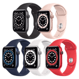  Apple Watch Series 6 GPS - Mặt nhôm - Dây cao su - 40mm - Hàng chính hãng 
