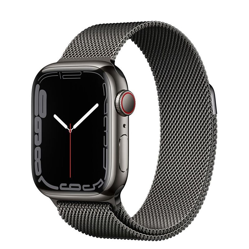 Apple Watch Series 7 GPS + Cellular - Mặt thép 45mm, dây Milanese Loop - Nhiều màu - Hàng chính hãng