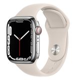  Apple Watch Series 7 GPS + Cellular - Mặt thép 45mm, dây cao su - Nhiều màu - Hàng chính hãng 