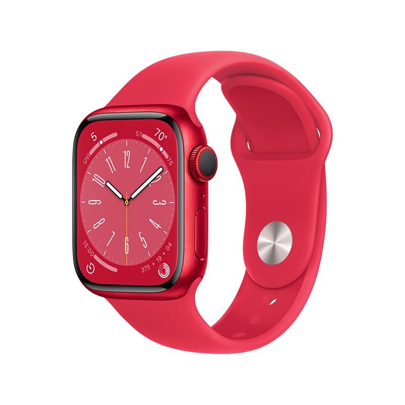  Apple Watch Series 8 GPS + Cellular 41mm dây cao su Sport Band - Nhiều màu - Apple chính hãng 