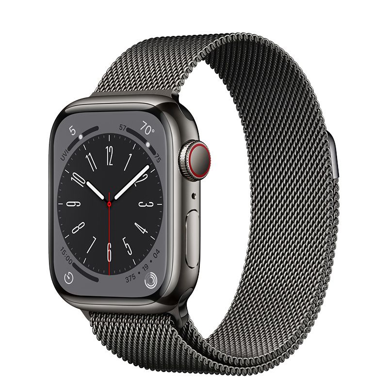  Apple Watch Series 8 GPS + Cellular - Mặt thép 41mm, dây Milanese Loop - Nhiều màu - Hàng chính hãng 