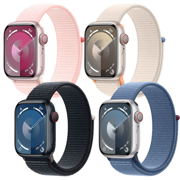 Apple Watch Series 9 GPS + Cellular 41mm dây vải Sport Loop - Chính hãng