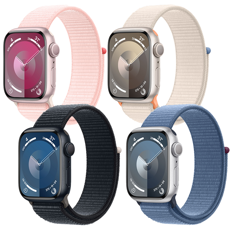  Apple Watch Series 9 GPS 45mm dây vải Sport Loop - Chính hãng 