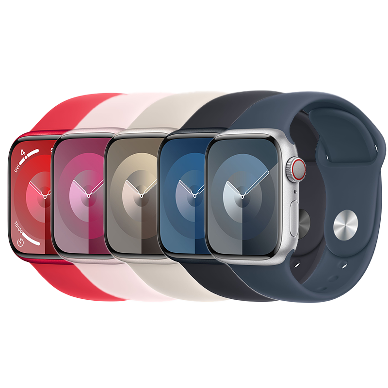 Apple Watch Series 9 GPS + Cellular 45mm dây cao su Sport Band - Chính hãng