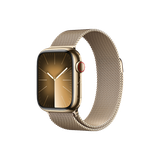  Apple Watch Series 9 GPS + Cellular - Mặt thép 41mm, dây Milanese Loop - Chính hãng 