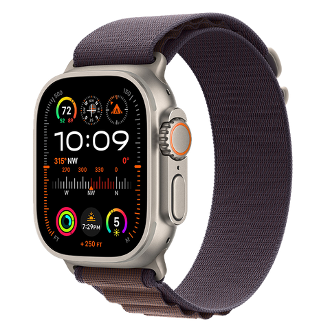 Apple Watch Ultra 2 49mm GPS + Cellular Titanium Case dây Indigo Alpine Loop